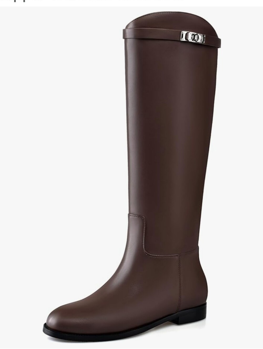 MIRAAZZURRA Womens Riding Boots Knee High Flat